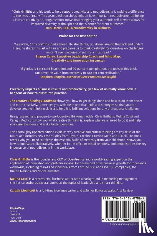 Griffiths, Chris, Costi, Melina, Medlicott, Caragh - The Creative Thinking Handbook