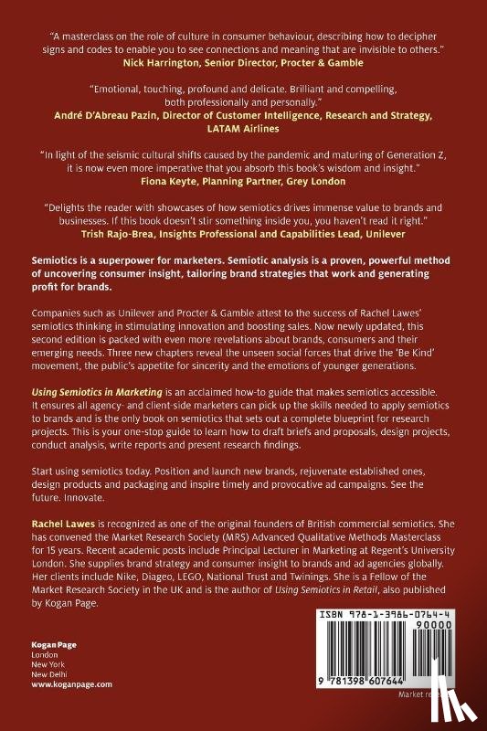 Lawes, Dr Rachel - Using Semiotics in Marketing