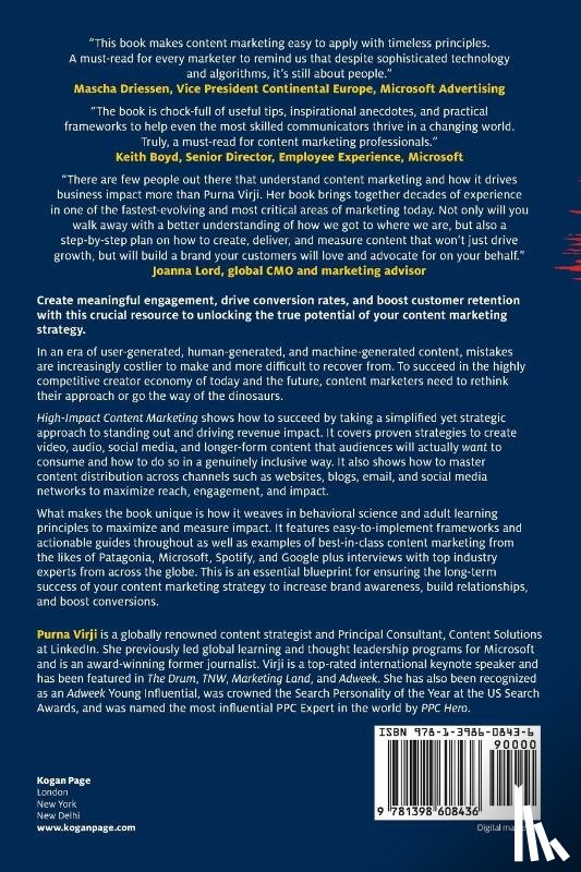 Virji, Purna - High-Impact Content Marketing