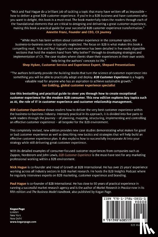 Hague, Paul, Hague, Nick - B2B Customer Experience