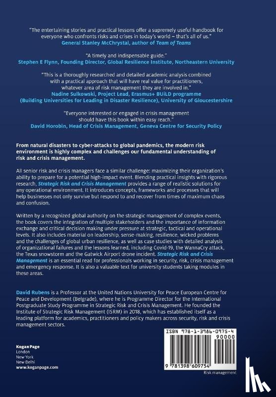 Rubens, David - Strategic Risk and Crisis Management