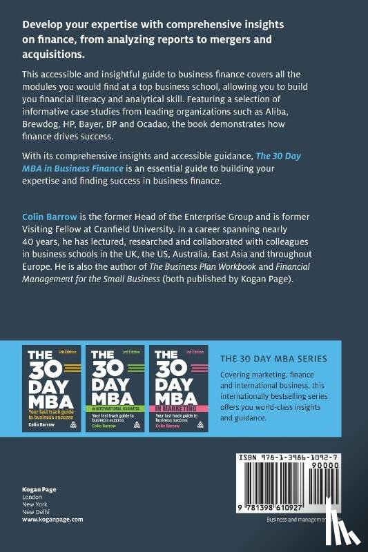 Barrow, Colin - The 30 Day MBA in Business Finance