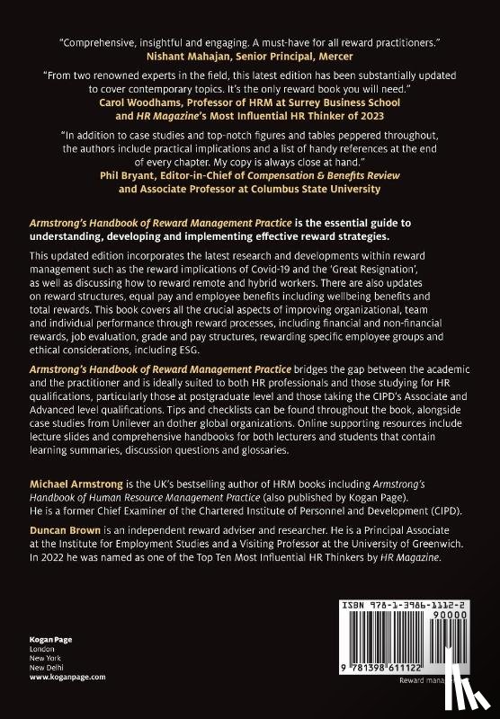 Armstrong, Michael, Brown, Duncan - Armstrong's Handbook of Reward Management Practice