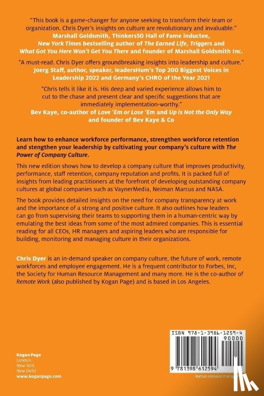 Dyer, Chris - The Power of Company Culture