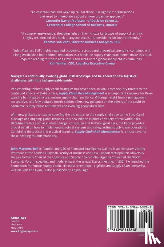 Manners-Bell, John - Supply Chain Risk Management