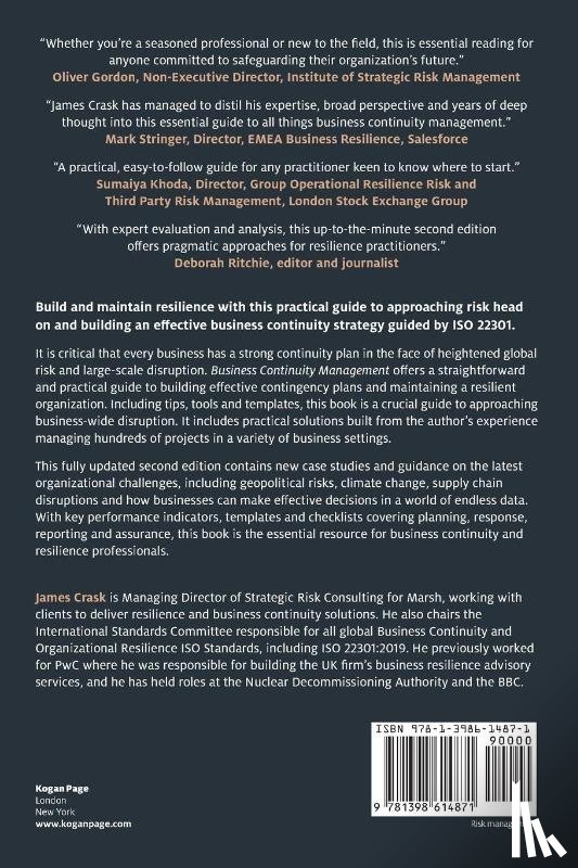Crask, James - Business Continuity Management