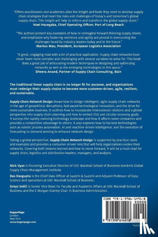 Vyas, Nick (Assistant Professor of Clinical Data Sciences and Operations), Dasgupta, Dr Das, Sosic, Professor Greys - Supply Chain Network Design