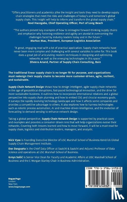 Vyas, Nick (Assistant Professor of Clinical Data Sciences and Operations), Dasgupta, Dr Das, Sosic, Professor Greys - Supply Chain Network Design