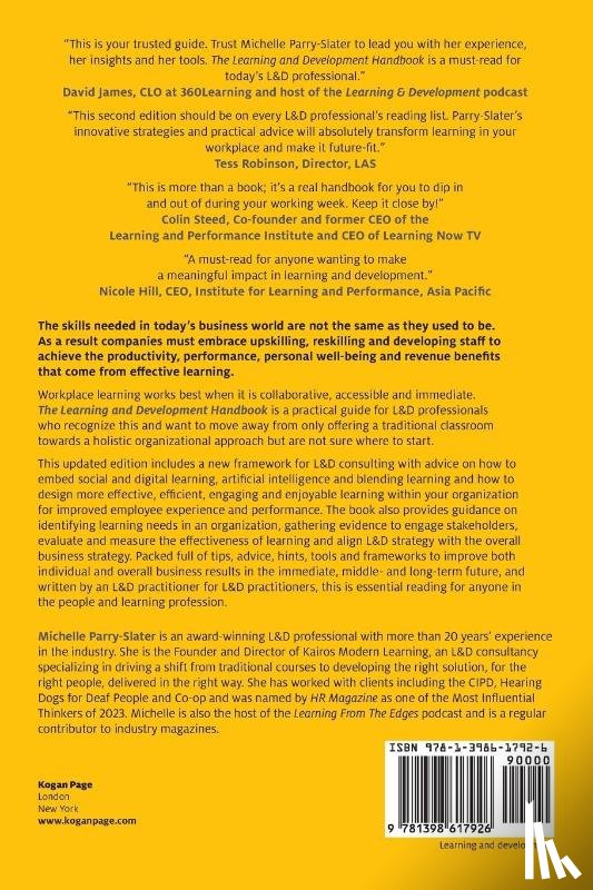Parry-Slater, Michelle - The Learning and Development Handbook