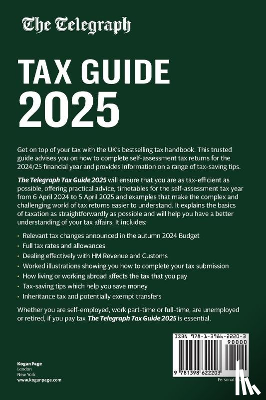 (TMG), Telegraph Media Group - The Telegraph Tax Guide 2025