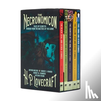 Lovecraft, H. P., Howard, Robert Ervin, Machen, Arthur - BOXED-NECRONOMICON 5V