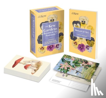 The Royal Botanic Gardens Kew - The Kew Gardens Botanical Art Postcards: Contains a 128-Page Book and 50 Postcards