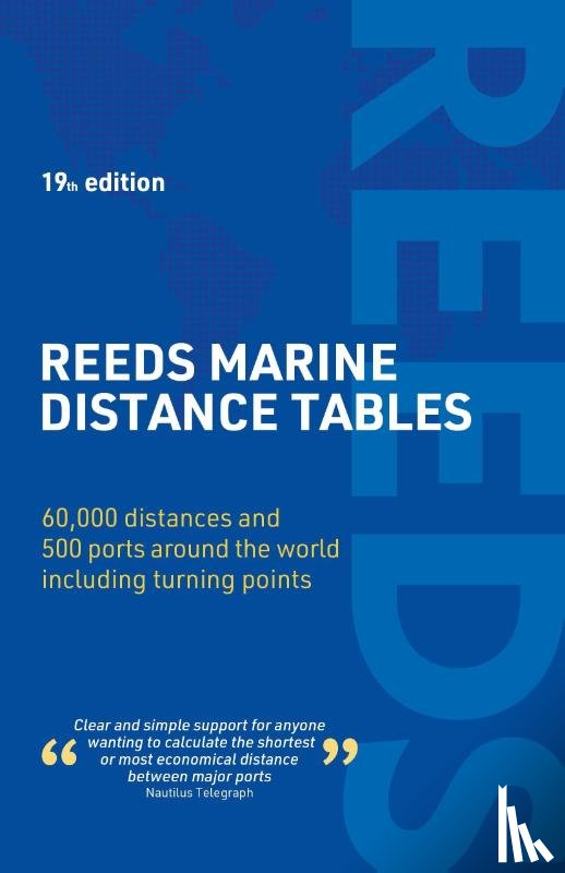 Carter, Kendall - Reeds Marine Distance Tables 19th edition