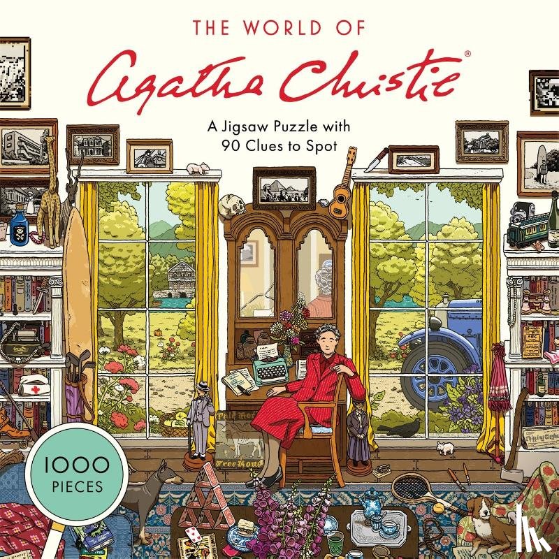 Agatha Christie Ltd - The World of Agatha Christie 1000-Piece Jigsaw: 1000-Piece Jigsaw with 90 Clues to Spot