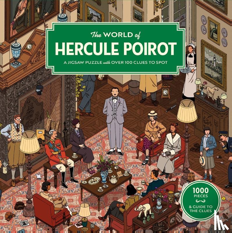 Agatha Christie Ltd - The World of Hercule Poirot: A 1000-Piece Jigsaw Puzzle