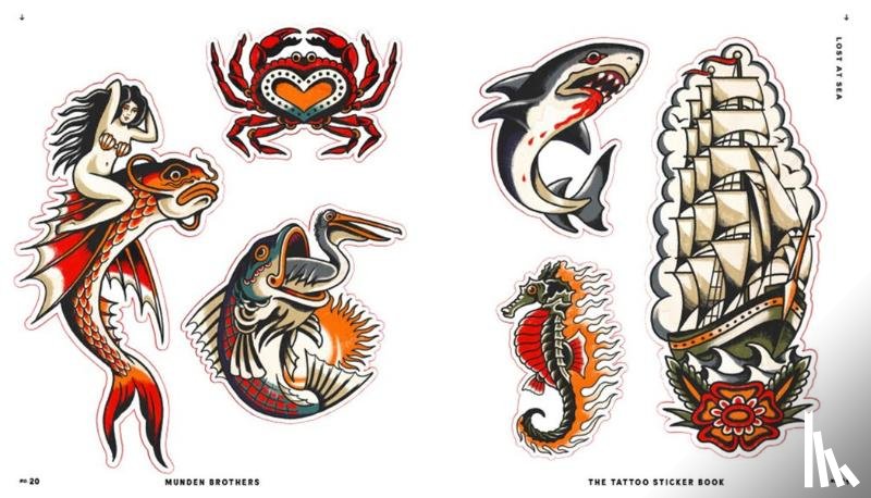 Brothers, Munden - The Tattoo Sticker Book