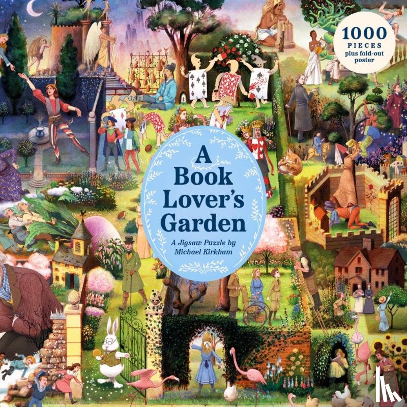 Kirkham, Michael - A Book Lover's Garden 1000 Piece Puzzle