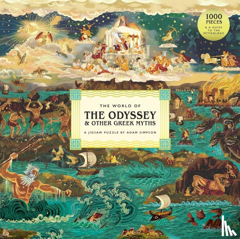 Simpson, Adam - The World of the Odyssey & Other Greek Myths: A 1000-Piece Jigsaw Puzzle by Adam Simpson