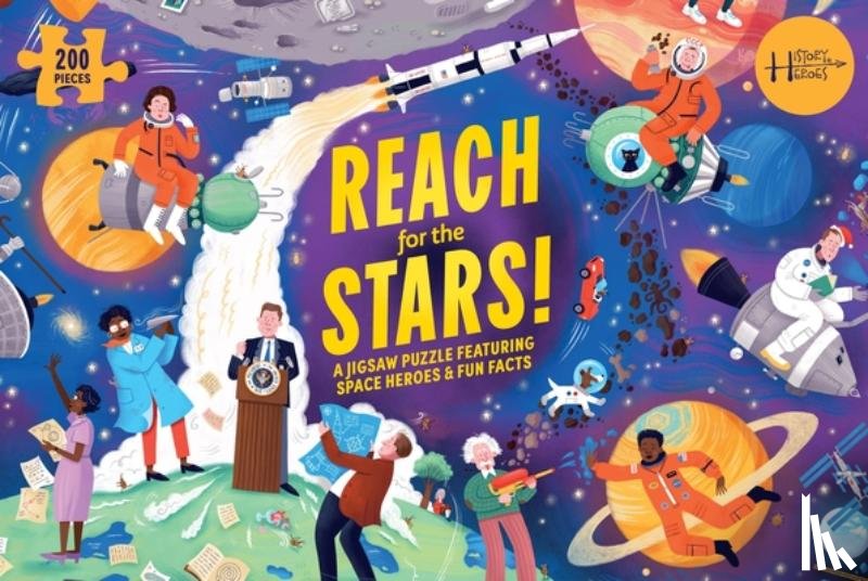 Robbins, Wesley - Reach for the Stars!: A 200-Piece History Heroes Space Jigsaw