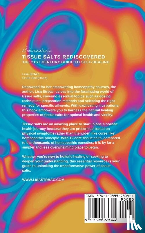 Strbac, Lisa - Schuessler's Tissue Salts Rediscovered