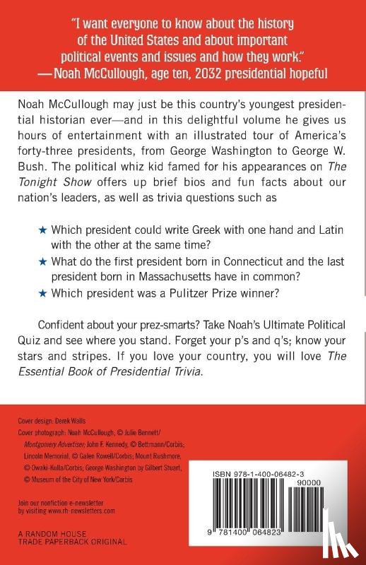 McCullough, Noah - The Essential Book of Presidential Trivia