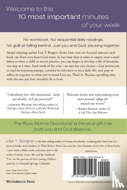 Bergren, Lisa Tawn - The Busy Mom's Devotional