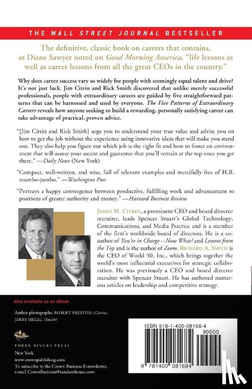 Citrin, James M., Smith, Richard - The 5 Patterns of Extraordinary Careers