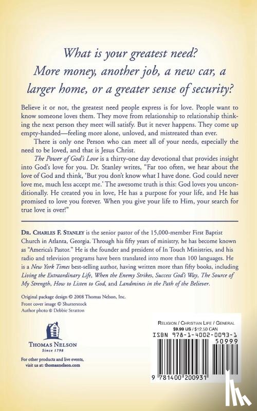 Stanley, Charles F. - The Power of God's Love
