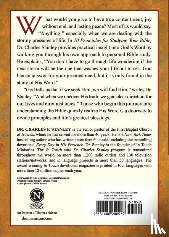 Stanley, Charles F. - 10 Principles for Studying Your Bible