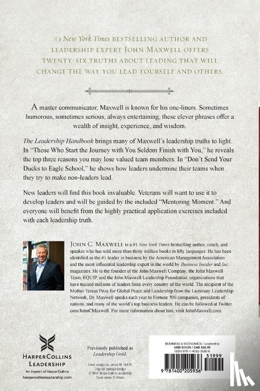 Maxwell, John C. - The Leadership Handbook