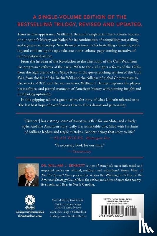 Bennett, William J. - America–The Last Best Hope (One-Volume Edition)