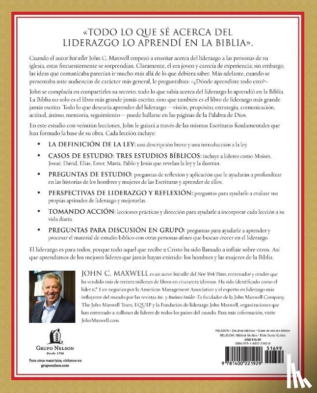 Maxwell, John - 21 leyes del liderazgo en la Biblia | Softcover | 21 Laws of Leadership in the Bible