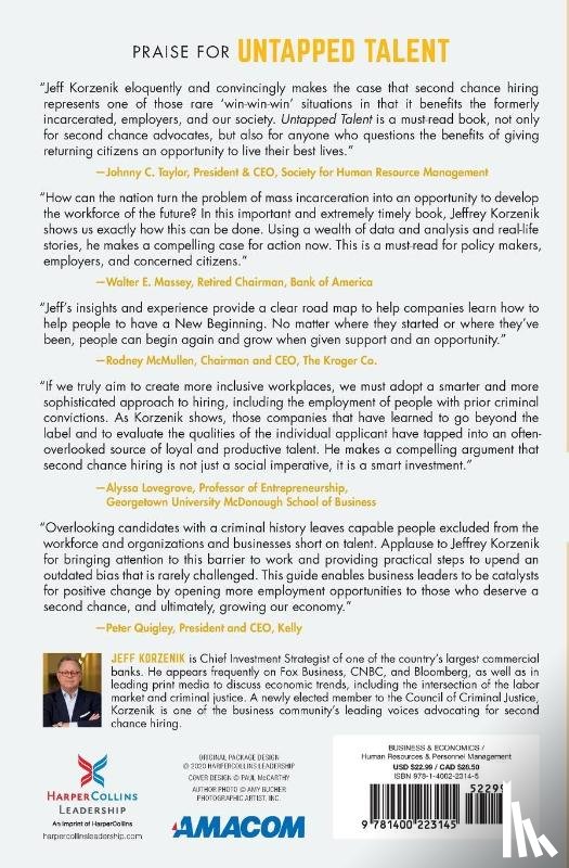 Korzenik, Jeffrey D. - Untapped Talent