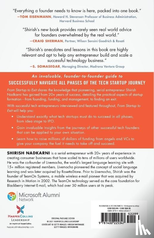 Nadkarni, Shirish - From Startup to Exit