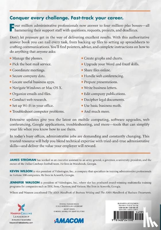 Stroman, James - Stroman, J: Administrative Assistant's and Secretary's Handb