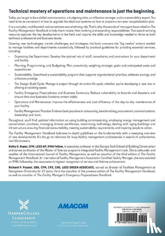 Roper, Kathy, Payant, Richard - The Facility Management Handbook