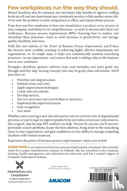 Page, Susan - The Power of Business Process Improvement