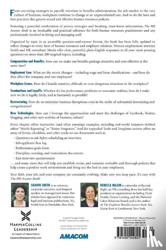 Smith, Shawn, Mazin, Rebecca - The HR Answer Book