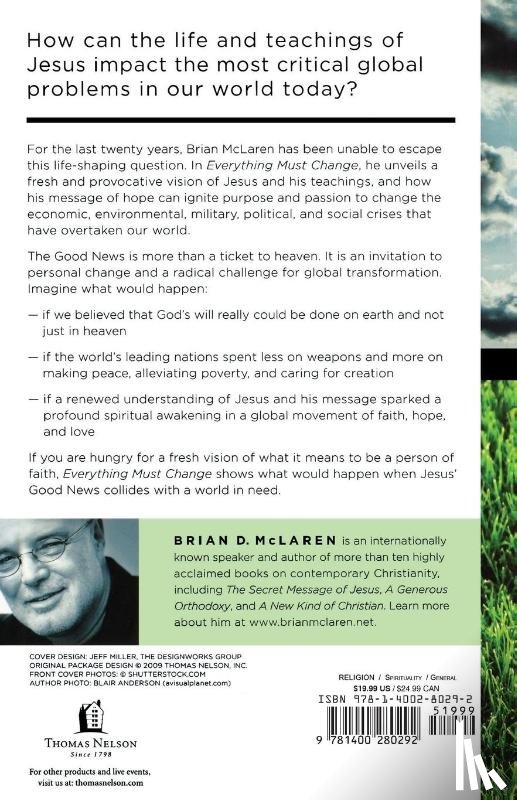 Mclaren, Brian - EVERYTHING MUST CHANGE- T