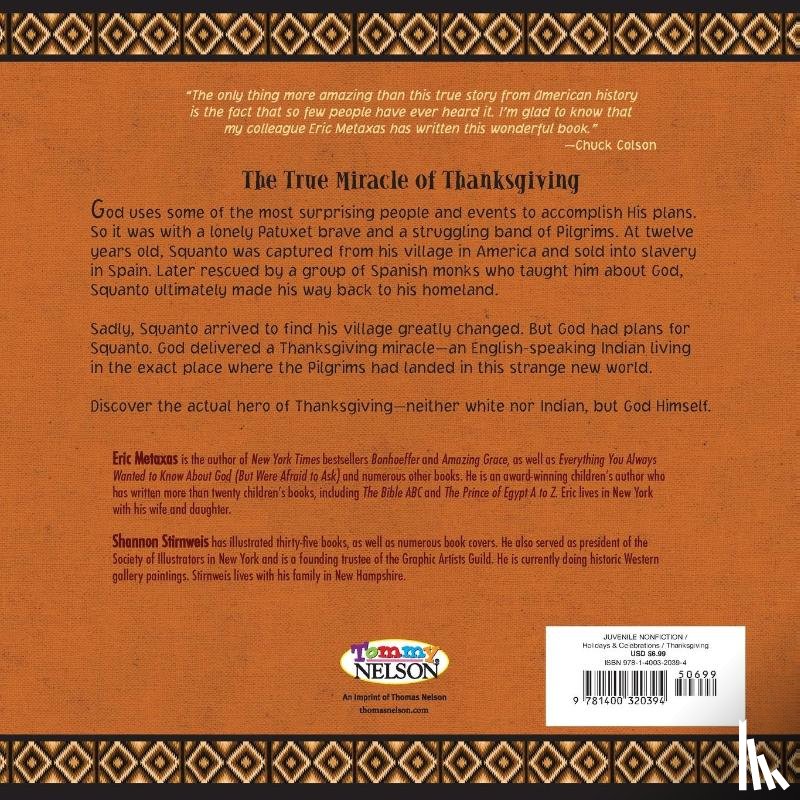 Metaxas, Eric - Metaxas, E: Squanto and the Miracle of Thanksgiving