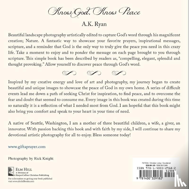 Ryan, A.K. - Know God, Know Peace