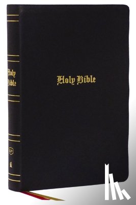 Thomas Nelson - KJV Holy Bible: Super Giant Print with 43,000 Cross References, Black Genuine Leather, Red Letter, Comfort Print: King James Version