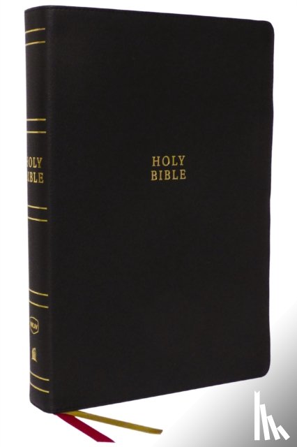 Thomas Nelson - NKJV Holy Bible, Super Giant Print Reference Bible, Black Genuine Leather, 43,000 Cross References, Red Letter, Comfort Print: New King James Version