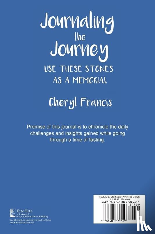 Francis, Cheryl - Journaling the Journey