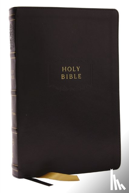 Thomas Nelson - KJV Holy Bible with Apocrypha and 73,000 Center-Column Cross References, Black Leathersoft, Red Letter, Comfort Print: King James Version