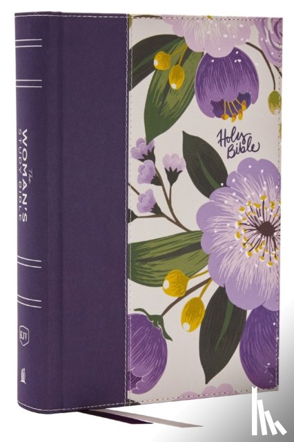 Patterson, Dorothy Kelley - KJV, The Woman's Study Bible, Purple Floral Cloth over Board, Red Letter, Full-Color Edition, Comfort Print (Thumb Indexed)