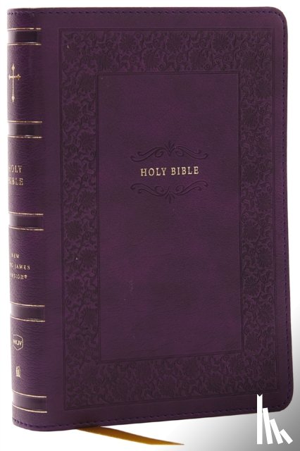Thomas Nelson - NKJV Compact Paragraph-Style Bible w/ 43,000 Cross References, Purple Leathersoft, Red Letter, Comfort Print: Holy Bible, New King James Version