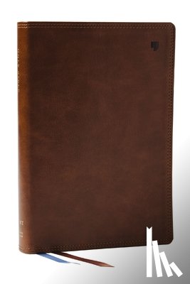 Nelson, Thomas - NET Bible, Large Print Thinline with Cross References, Brown Leathersoft, Comfort Print, (Thumb Indexed)