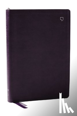 Nelson, Thomas - NET Bible, Large Print Thinline with Cross References, Purple Leathersoft, Comfort Print