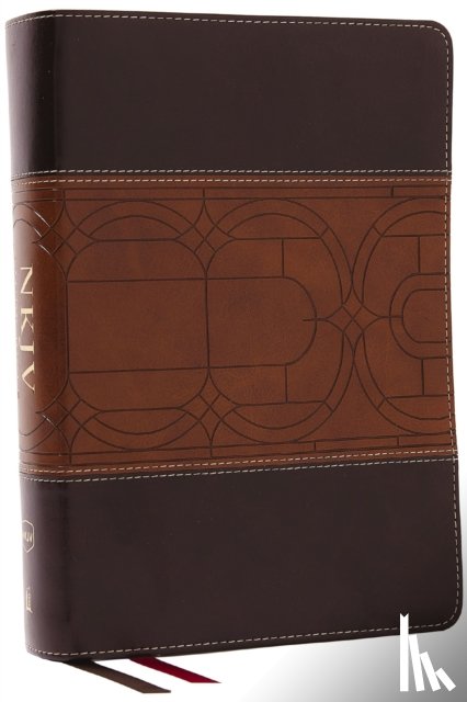 Thomas Nelson - NKJV Study Bible, Leathersoft, Brown, Full-Color, Comfort Print